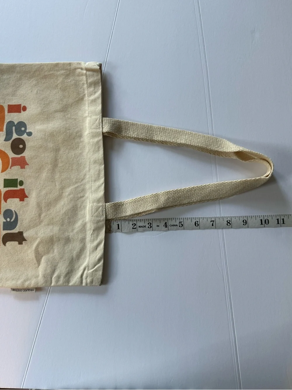 Tote Bag 100% Organic Cotton Canvas “I Got it at Crossroads” Never Used